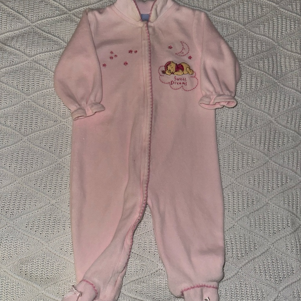 Vintage Pink Winnie The Pooh Sleeper